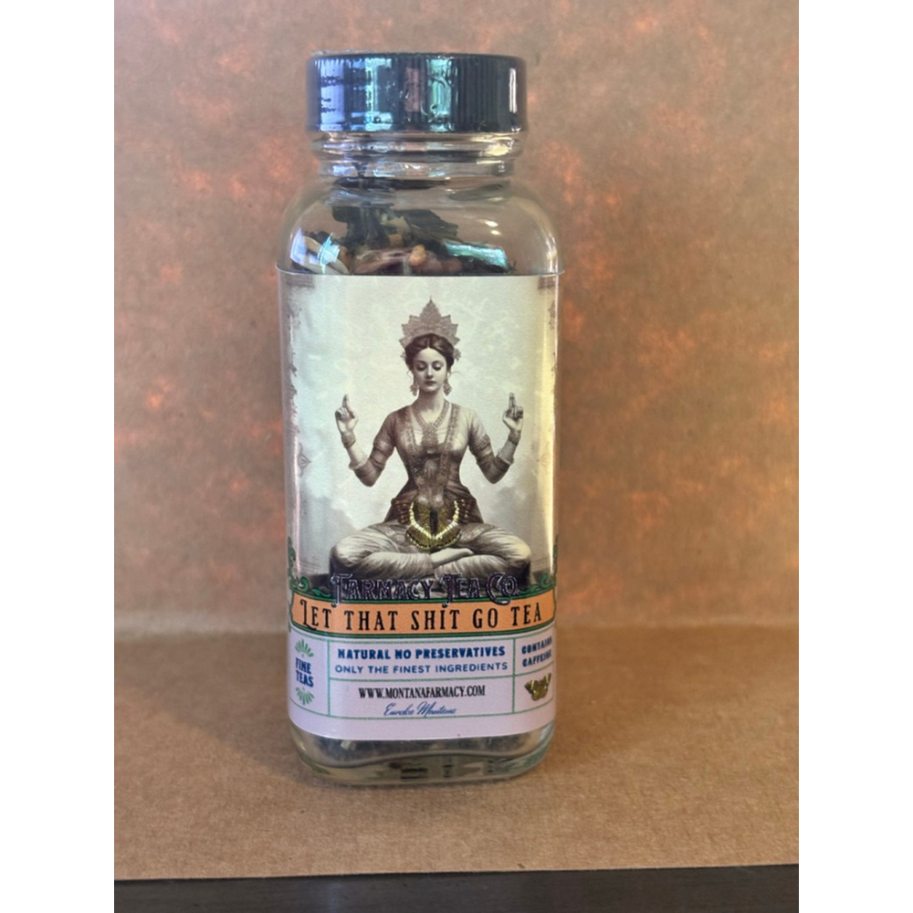 Montana Farmacy Let That Shit Go Green/Beige Herbal Tea Blend
